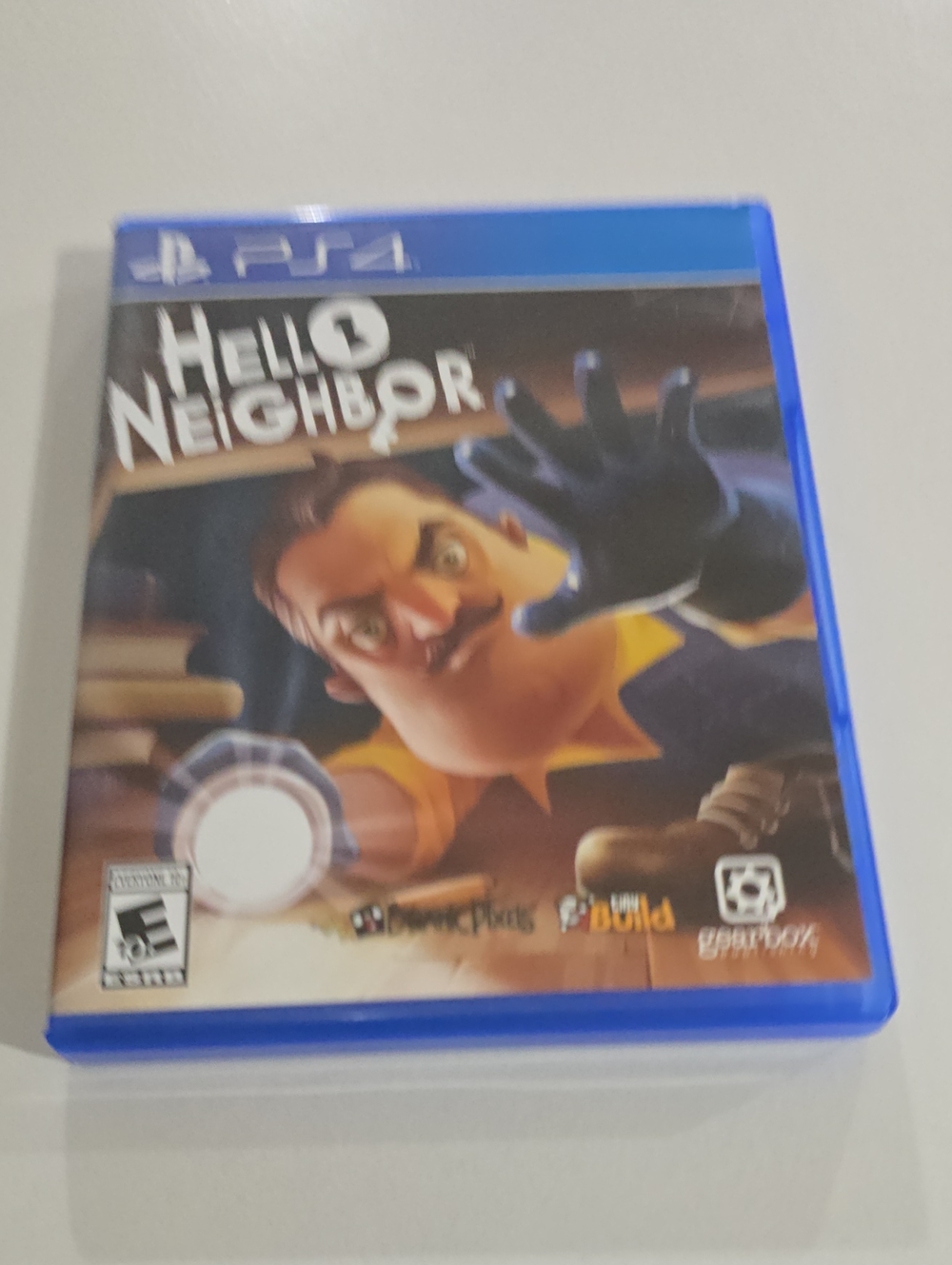 Sony Hello Neighbor PS4 Game - Blue Case